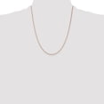 thumbnail image 2 of Auriga Fine Jewelry 14K Rose Gold 1.4 mm Diamond-cut Cable Chain Necklace for Women 22", 2 of 6
