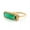 White Gold Plated, variant on Gitansh Jewels Real Faceted Tourmaline Fluorite Diamond Halo Ring Engagement Ring Size 9 US