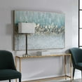 thumbnail image 5 of Uttermost Divide Coastal Firwood and Canvas Abstract Hand Painted Art in Blue, 5 of 6