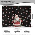 thumbnail image 7 of Binienty Christmas Santa Print Universal Fit Car Trunk Mat, Anti-Slip Backing Rear Cargo Liner, Cute Snowflake Peppermint Pattern Vehicle Interior Accessory for Most Sedan SUV, 7 of 7