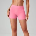 thumbnail image 6 of TRUBKH shorts for women athletic shorts for women yoga shorts women cargo shorts women's shorts with pockets Scrunch Workout Shorts Charm Gym Biker Shorts For Yoga Booty Shorts Hot Pink S, 6 of 9