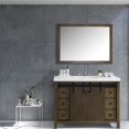 thumbnail image 2 of Lexora Home Marsyas Veluti 48" Quartz Top Single Vanity in Rustic Brown, 2 of 2