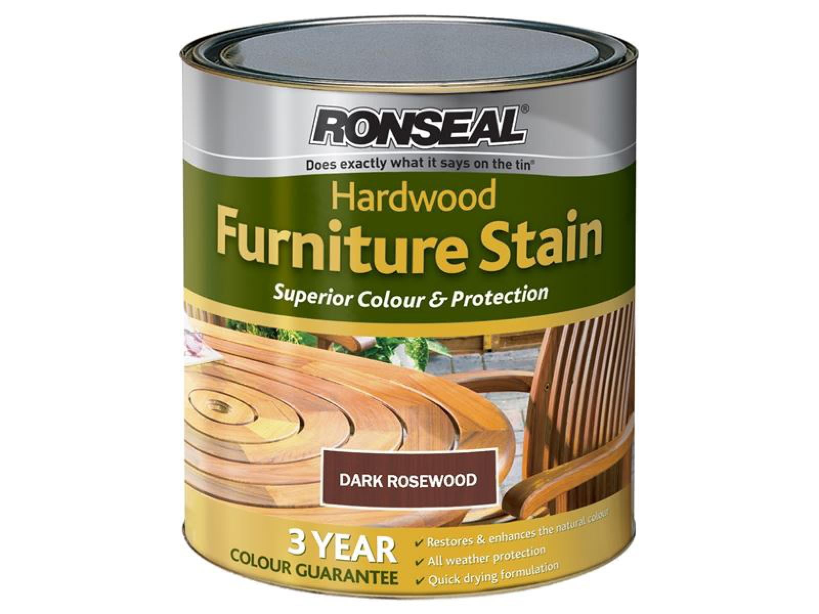 Ronseal Ultimate Protection Hardwood Garden Furniture Stain Rosewood