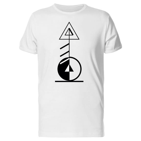 Sacred Geometry Triangle Art Tee Men's -Image by Shutterstock
