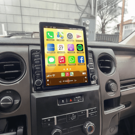 Gsuatey Car Stereo Radio for Ford F-250 F-350 2011-2016 with Carplay Android Auto, 10.1 inch Android Touch Screen Bluetooth Car Audio with GPS Navigation WiFi Mirror Link EQ FM/RDS Backup Camera