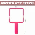 thumbnail image 5 of RAGUPEL Hand Mirrors with Handle,Mirror with Square Frame 6.2"*3.5"*0.4" Hand Mirror,Aluminum Mirror Handheld Mirror,Style3, 5 of 7
