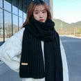 thumbnail image 4 of Ptetnvg Women And Mens Winter Thick Stay Warm Anti-shrink Knit Wrap Chunky Long Warm Scarf, 4 of 9