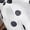 White, variant on Black Womens Slip On Loafers Flat Shoes Bowknot Decor Polka Dot Pattern Soft Comfortable Casual