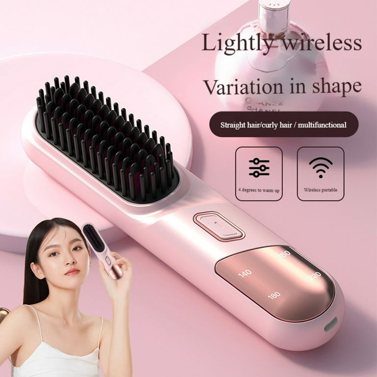 Wireless Hair Straightening Comb with Negative Ion  display picture 3