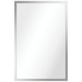 thumbnail image 5 of Empire Art Direct Contempo Stainless Steel Gold Wall Mirror Plished Silver 24" x 36" Silver, 5 of 14
