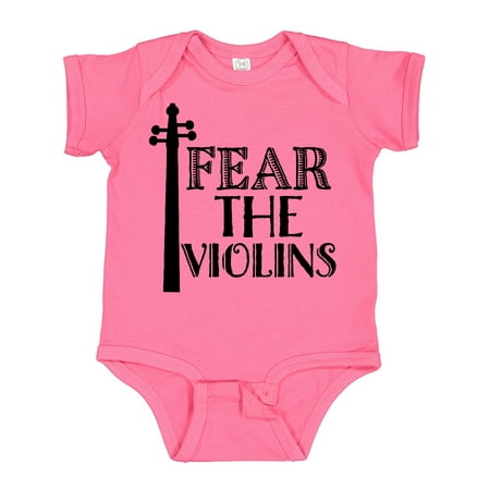 

Inktastic Fear the Violins Violinist Gift Gift Baby Boy or Baby Girl Bodysuit