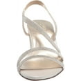 thumbnail image 3 of Naturalizer Women's Vanessa2 Strappy Heeled Sandals White Satin 11W, 3 of 5