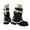 Black, variant on UngA Cowgirl Boots Mid Calf Cowboy Boots for Women Cowgirl Western Boots Fashion Embroidery Stitched Heel Mid Calf Boots White,7.5