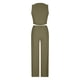 thumbnail image 4 of Puntoco Conjunto De Dos Piezas De Punto para Mujer, Color Sólido, Informal, Sin Mangas, para Yoga, Pierna Ancha, Pantalones Puntoco Puntoco-5767, 4 of 8