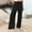Black, variant on Wide Leg Pants for Women High Waisted Long Casual Trousers Side Split Loose Pants with Pockets