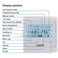 thumbnail image 3 of 1 termostato de ambiente, pantalla digital E80616A, adecuado para calefacción eléctrica por suelo radiante con sensores de sonda ER, 3 of 5