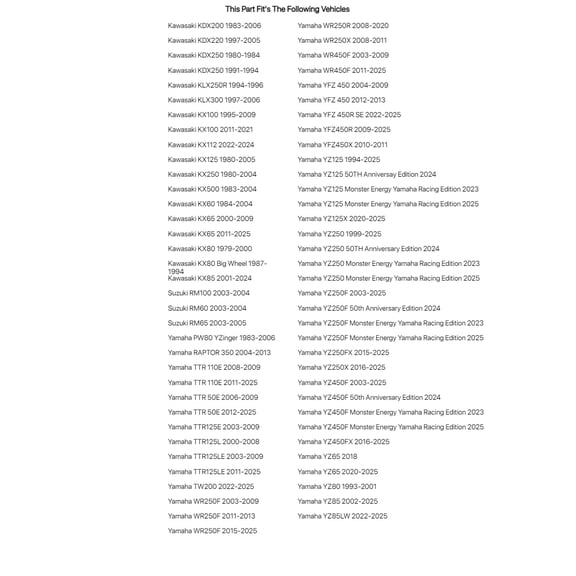 Tusk Oil Filler Plug Black For Yamaha WR450F 2003-2009,2011-2021