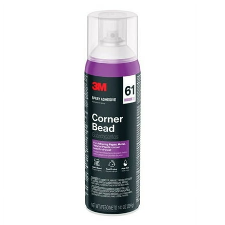3M 61-NAT Spray Adhesive 14.1 oz 6/cv