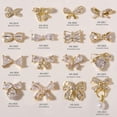 thumbnail image 2 of Milue Zircon Nail Crystal Rhinestones 3D Bows Nail Art Charms Shiny Nails Jewelry, 2 of 21