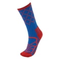 thumbnail image 2 of Brybelly  Basketball Compression Socks - Blue & Red - Medium, 2 of 6