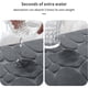 thumbnail image 3 of Alfombrilla de baño de espuma viscoelástica YIHOUSE Cobblestone, superabsorbente, 3 of 6