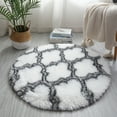 thumbnail image 4 of CAROOTU Tapis Rond Simple Doux Confortable Absorbant Antidérapant pour, 4 of 6