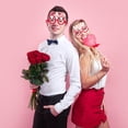 thumbnail image 4 of Party Decor Clearance! 30Pcs Valentine's Day Theme Party Supplies Paper Glasses Photo Props Party Weird Decorations Valentines Day Decorations 30Pcs Decoration, 4 of 8