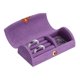 thumbnail image 1 of Caja de Joyería de Viaje Pequeña Uxcell, Caja para Anillos, Organizador de Almacenamiento de Joyería Portátil para Anillos, Collares, Pendientes, Regalo para Mujeres y Niñas con Caja de Regalo, Morado, 1 of 7