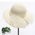 thumbnail image 3 of Derby Tea Party Wedding Women's Organza Beanie/Beige, 3 of 4