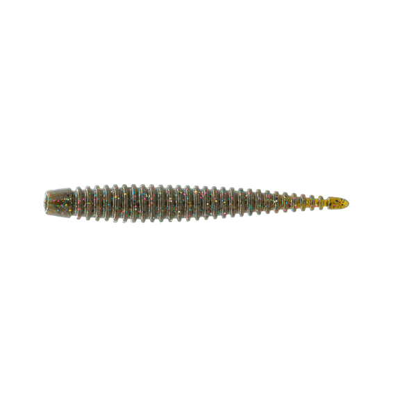 6th Sense – Boosa Ned 3.3 Finesse Soft Plastic Worm, Ribbed Body, Compact Action (8/pk)