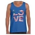 thumbnail image 1 of Awkward Styles American Flag Love Men Tank Top Made in the USA 4th of July Shirt for Men Patriotic Gifts Vintage USA Love Men Tank 4th of July Party 4th of July Top for Men Love USA, 1 of 4