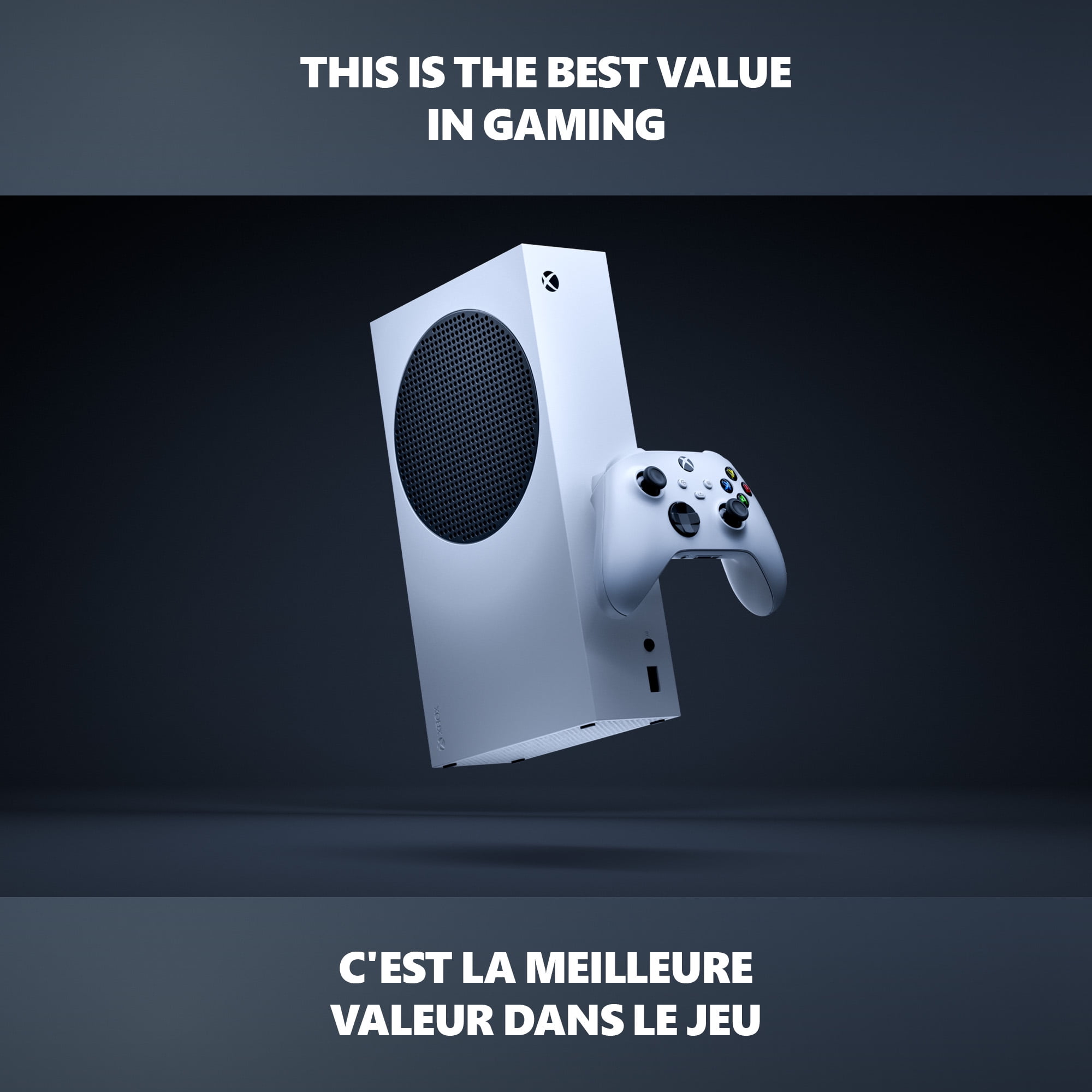 Xbox Series S - All Digital Gaming Console - 1TB SSD - Includes Xbox Wireless Controller - 120FPS - Robot White