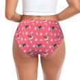 thumbnail image 3 of Womens Underwear - Daisy Hummingbird Print Pink No Show Seamless Underwear for Women, Stretch Women's Panties, Hipster Soft Comfort Ladies Panties Bikini Underwear Briefs, 3 of 6