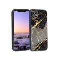 thumbnail image 1 of Compatible with iPhone 11 Phone Case, Black Golden Marble Case Men Women, Flexible Silicone Shockproof Case for iPhone 11, 1 of 1