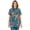 Navy Floral Patchwork, variant on Plus Size Relaxed Fit Cotton Camp Shirt