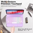 thumbnail image 3 of Funda con teclado FUWANG Touch para iPad 11.ª generación, 11.ª generación, 10.9 pulgadas, 3 of 9