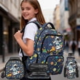 thumbnail image 2 of Yspwyqan Space Astronaut Kids Backpack Set for Boys, 4 Piece with Lunch Box Water Bottle Bag 17 Inch Lightweight Multi-Pocket Backpack Set for Kids Fits 15.6 Laptop for Elementary, 2 of 7