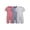 Grey Navy Blue Red, variant on 3-Pack Back-Zip Striped Romper Sensory Friendly Clothes Adaptive Jumpsuit for Kids with Special Needs Grey Navy Blue Red 4