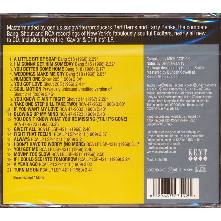 【中古】［CD］Soul Motion : The Complete Bang Shout And RCA Recordings 1966-1969 The Exciters - Soul Motion: The Complete Bang, Shout and RCA