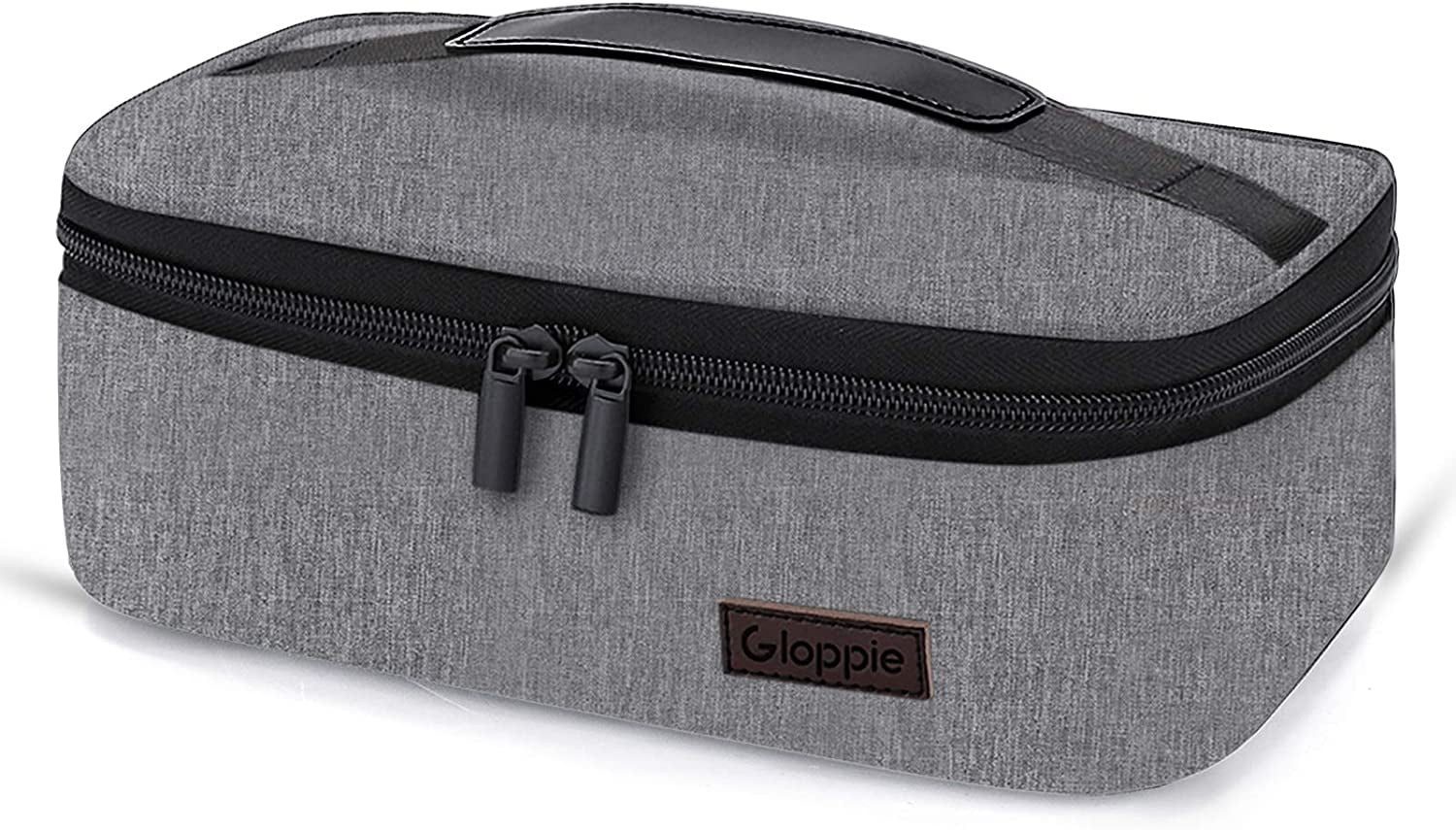 Gloppie Lunch Box for Men Kids Lunch Bag Women Insulated Lunch Cooler Bag Thermal Lunch Meal Prep Container Reusable Lunchbag Black Lunchbox for Adults Work Lunch Pail Loncheras Para Hombres