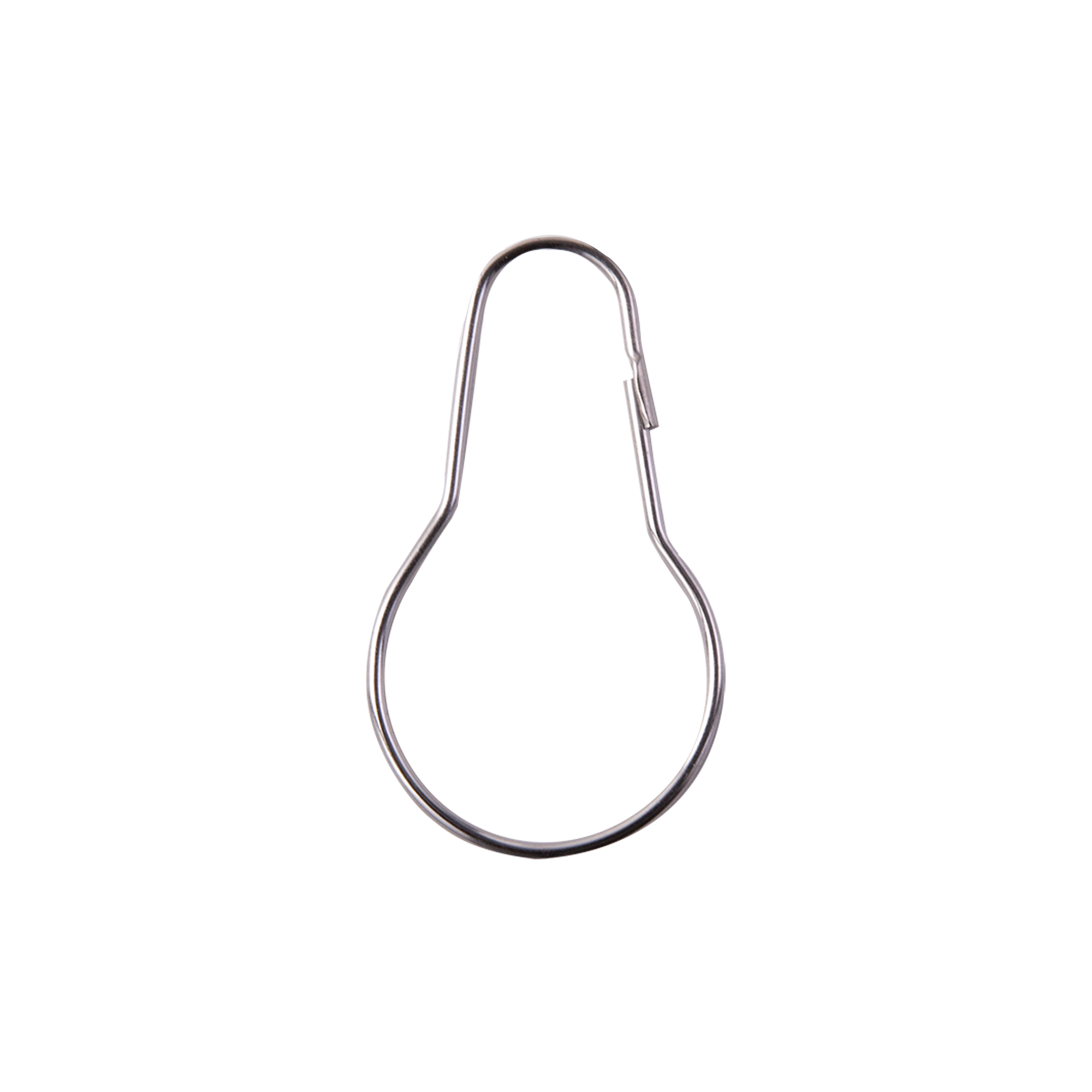 Design House Wire Shower Curtain Ring in Polished Chrome, 24Pack