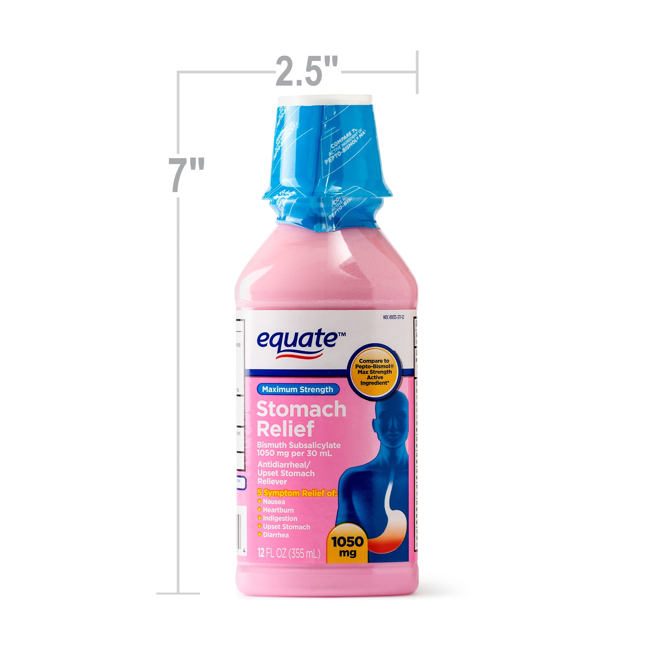 Equate Stomach Relief, Maximum Strength, 12 fl oz
