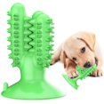 thumbnail image 1 of Juguetes para masticar con cepillo de dientes para perros, juguete para cepillar el cuidado bucal para cachorros, perro resistente a mordedura de goma natural Afortunado Sencillez, 1 of 3