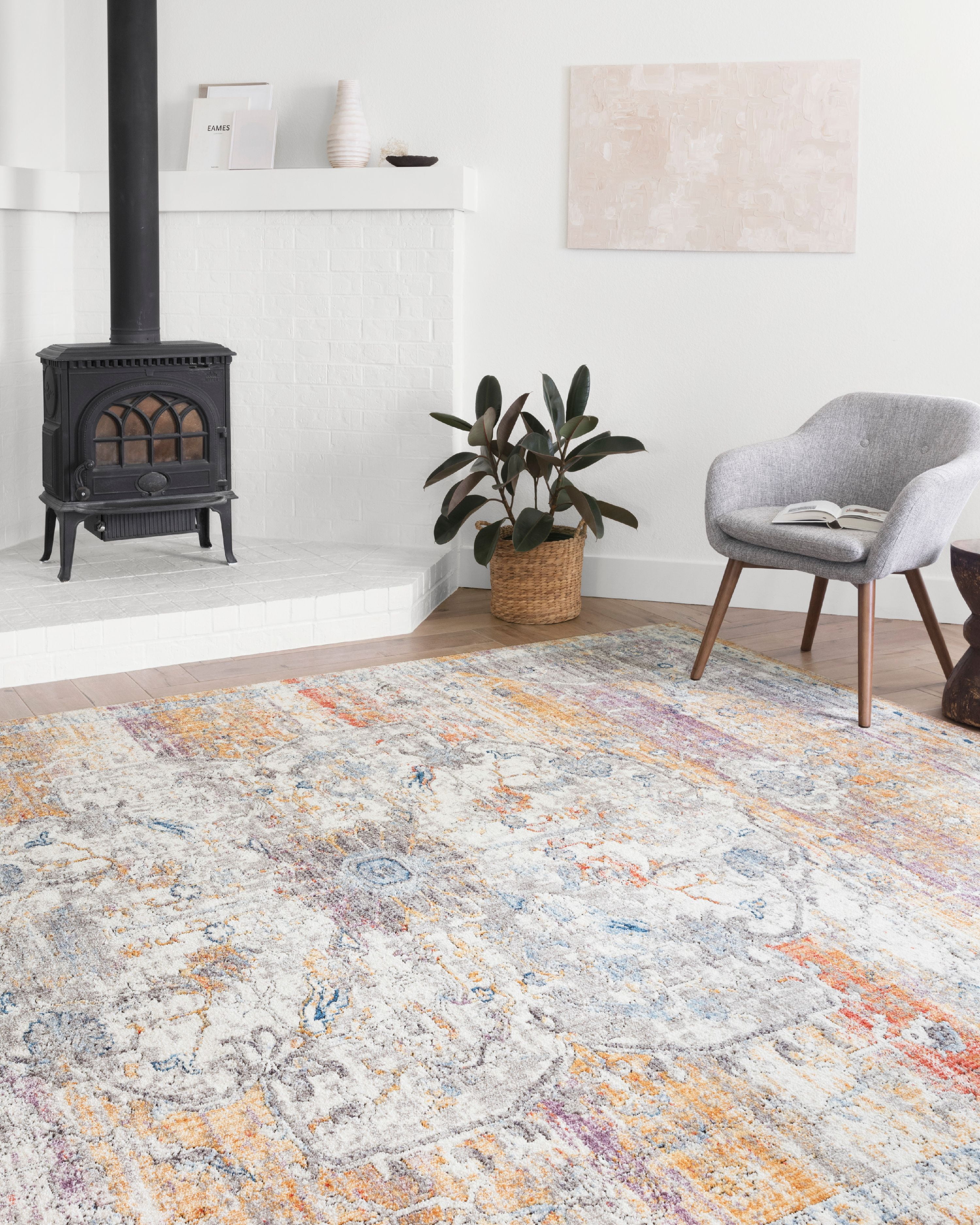 Loloi Dante Oriental Natural / Sunrise Area Rug