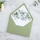 thumbnail image 5 of Sobre PONATIA A7 Euro con solapa, 135 x 185 mm, verde salvia, 50 unidades, 5 of 9