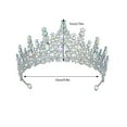 thumbnail image 3 of BEGHUAS Silver Rhinestones Crowns for Women Prom Event Headband Cosplay Hairpieces Suitable For Wedding or Birthday Celebration, 3 of 4