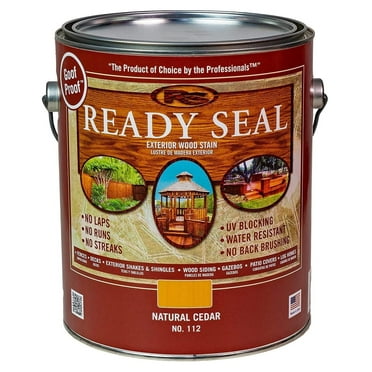 Ready Seal Exterior Stain and Sealer-1 gallon can (Natural Cedar 112)