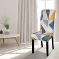 thumbnail image 2 of Dining Chair Cover Set of 4 Stretchy Dining Chair Slipcovers Removable Washable Chair Protector Covers for Dining Room Home Wedding Banquet Party Hotel (Printed 06), 2 of 8