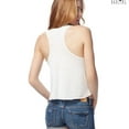 thumbnail image 2 of Aeropostale Womens Painted Smile Crop Tank Top, White, Juniors, X-Large, 2 of 3