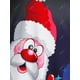 thumbnail image 4 of Más el tamaño de Navidad de Santa Claus pañuelo Hem Túnica Tee Rosegal Mangas largas de talla grande, 4 of 5